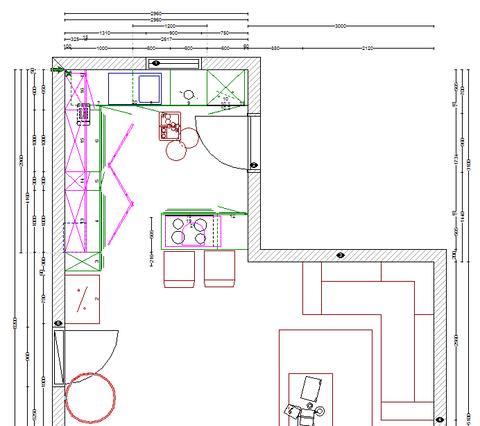 Küchenplanung am Computer